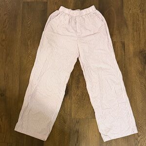 Pink Striped pants